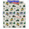 Sports-NFL-Football-Team-Holiday-Truck-Repeat-Green-Bay-Packers-Throw-Blanket-fansnook