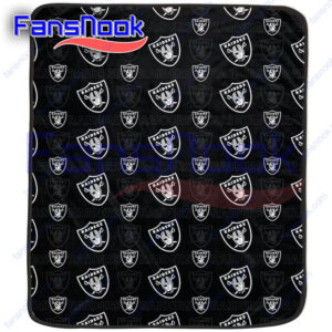 Sports-NFL-Football-Team-Las-Vegas-Raiders-Repeat-Tonal-Logo-Throw-Blanket-fansnook