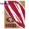 Sports-NFL-Football-Team-Retro-Jazz-Coral-San-Francisco-49ers-Throw-Blanket