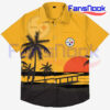 Pittsburgh-Steelers-Hawaiian-Shirt-Steelers-Tropical-Sunset-Button-Up-Shirt-for-NFL-Fan