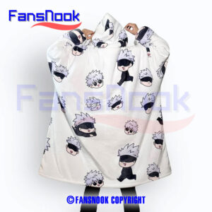 Satoru-Gojo-Blanket-Hoodie-JJK-Jujutsu-Kaisen-Anime-Gift-for-Fans-1