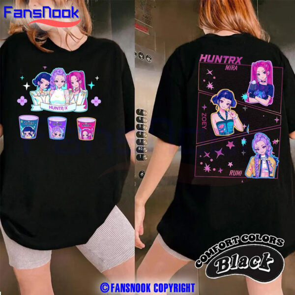 Demon-Hunters-Kpop-Shirt,-Huntrix-Kpop-Idol-Group