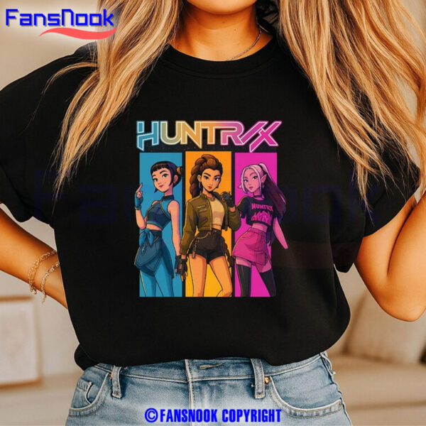 Huntrix-Girls-Demon-Hunters-Rumi-Zoey-Mira-Shirt