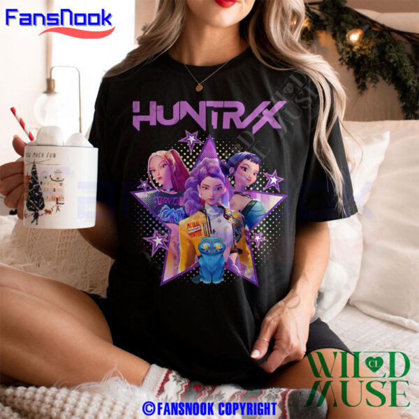 Kpop-Huntrix-Demon-Hunters-Mira,-Rumi,-Zoey,-Derpy-Tiger-Saja-Boys-Shirt