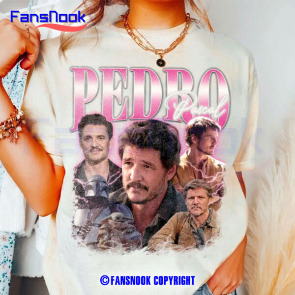 Pedro-Pascal-Pink-Mandalorian-Fantastic-Four-Vintage-Shirt